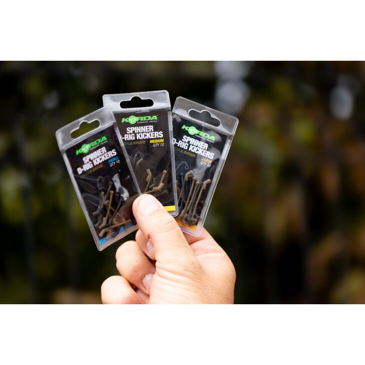 Korda Spinner D Rig Kickers | Green/Brown M