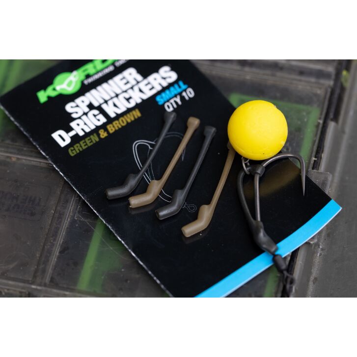 Korda Spinner D Rig Kickers | Green/Brown M
