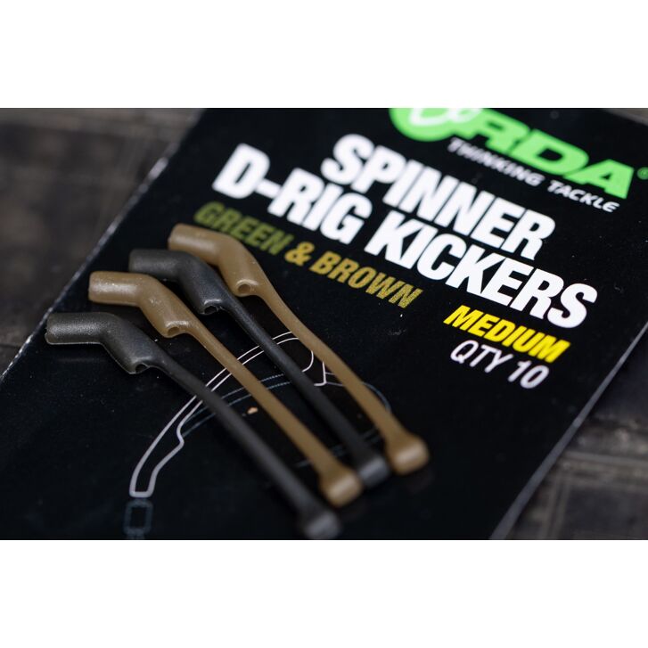 Korda Spinner D Rig Kickers | Green/Brown L