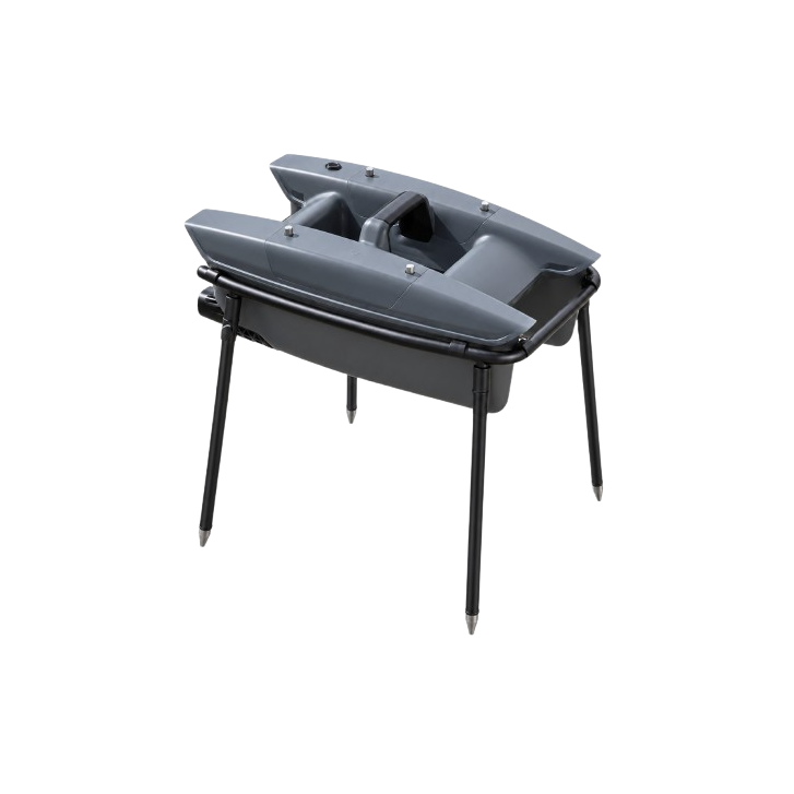 Deeper Spark Baitboat Pod Edelstahl schwarz