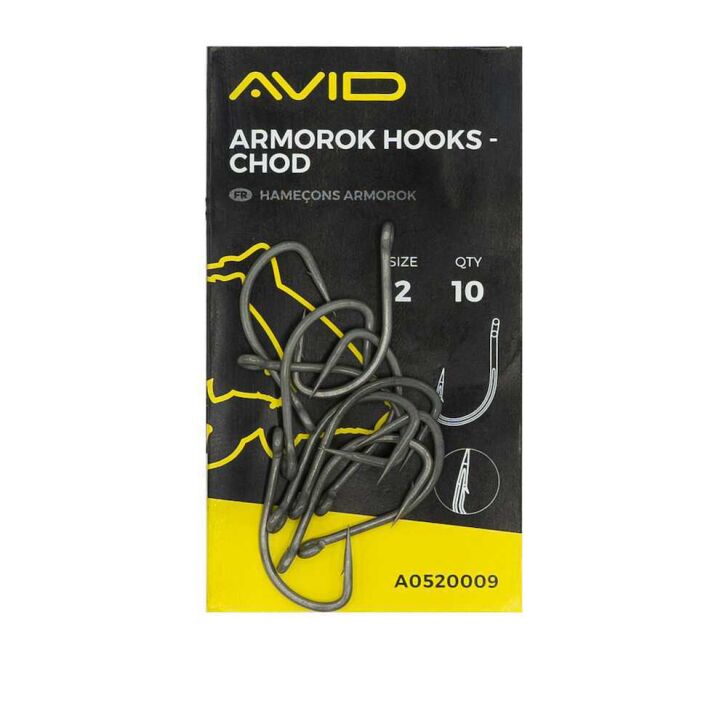 AVID ARMOROK HOOKS - CHOD SIZE 4