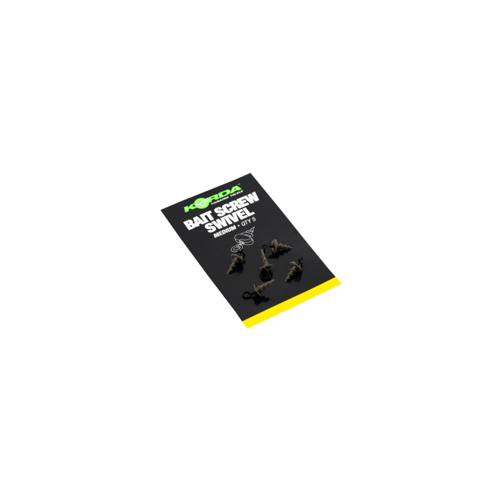 Korda Micro Ring Swivel Bait Screw Medium (5 pcs)