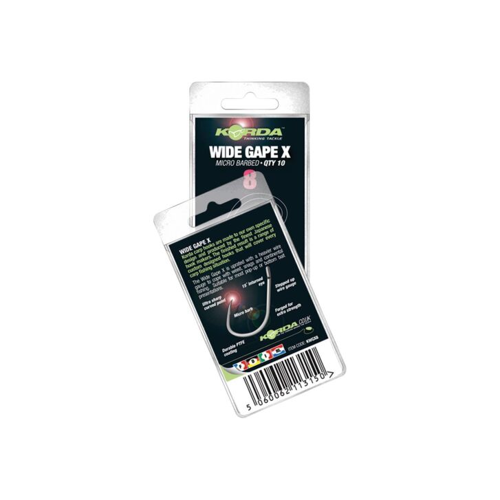 Korda Wide Gape X Size 8