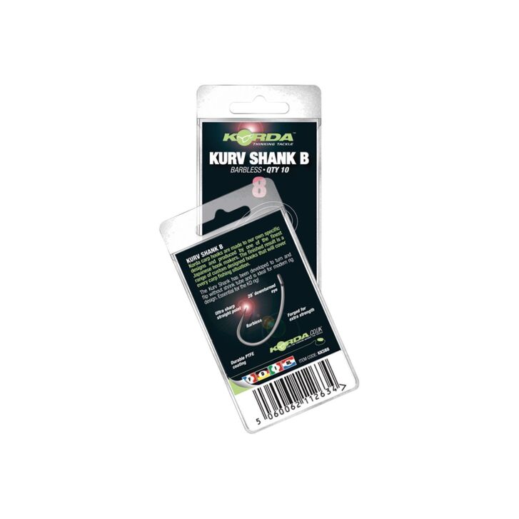 Korda Kurv Shank Barbless Size 1
