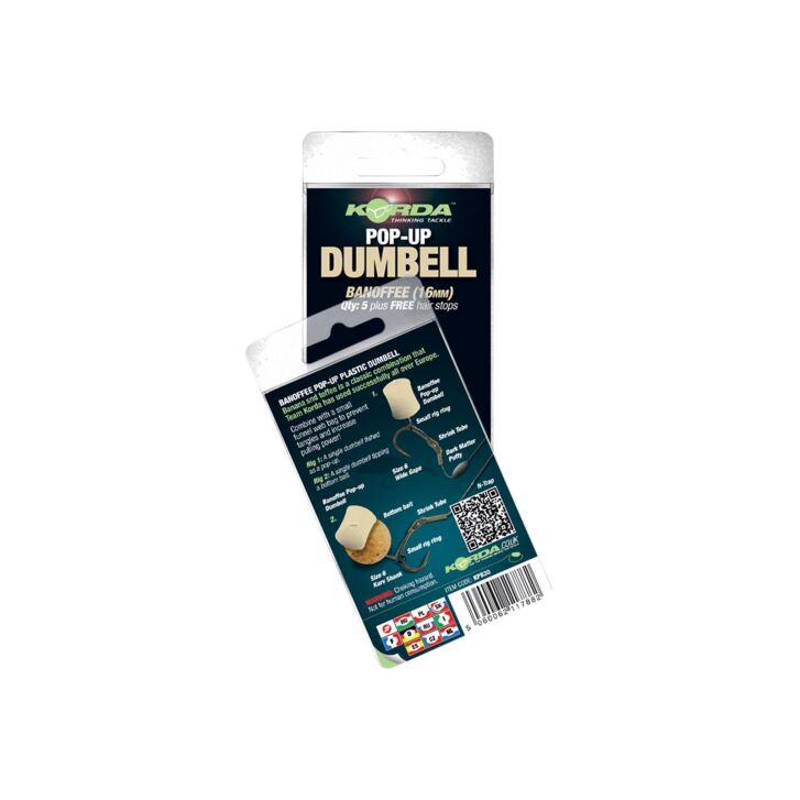Korda Pop-up Dumbell Banoffee (8mm) - 10 pcs