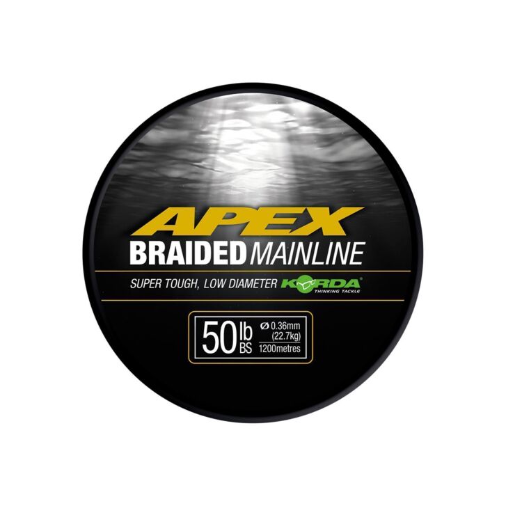 Korda Apex braided Mainline 0,36mm, 50lb - 1200m