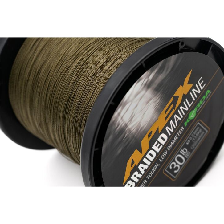 Korda Apex braided Mainline 0,36mm, 50lb - 1200m