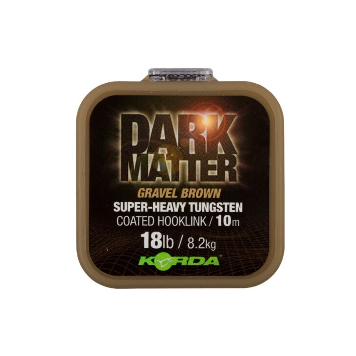 Korda Dark Matter Tungsten Coated Braid 10m gravel brown 18lb