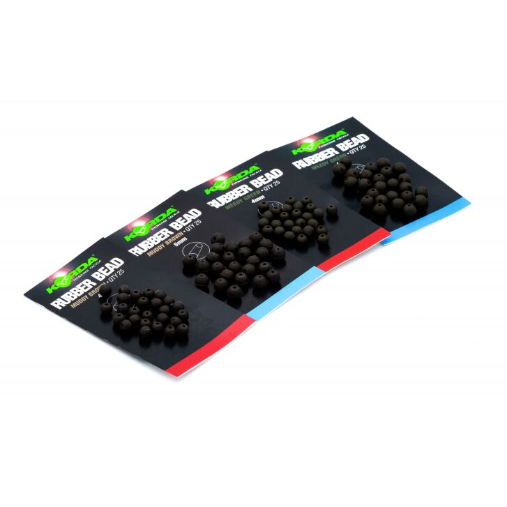 Korda 5mm Rubber Bead  Brown