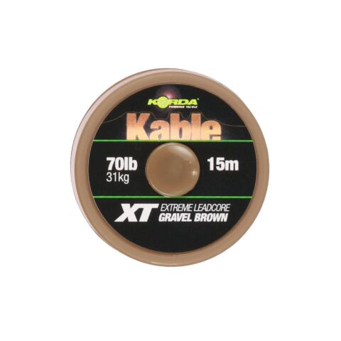 Korda Kable XT Extreme Leadcore 70lb 15m Brown