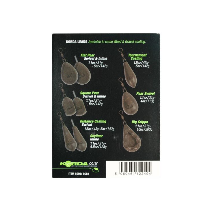 Korda Square Pear Swivel 3.5oz/100gr