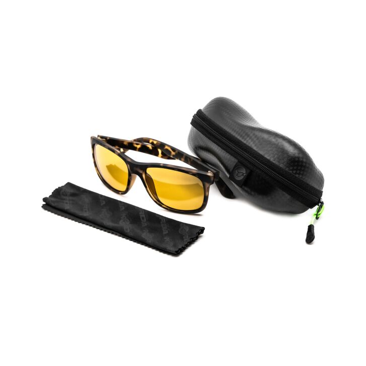Korda Sunglasses Classics Matt Tortoise Yellow Lens