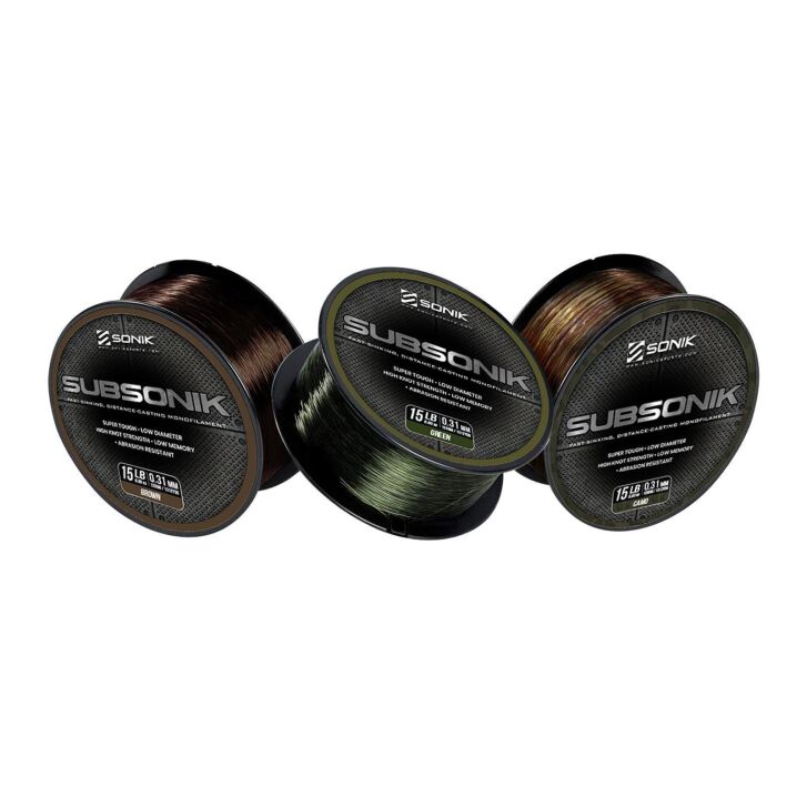 Sonik SUBSONIK MONOFILAMENT LINE groen 0,41mm  3000m