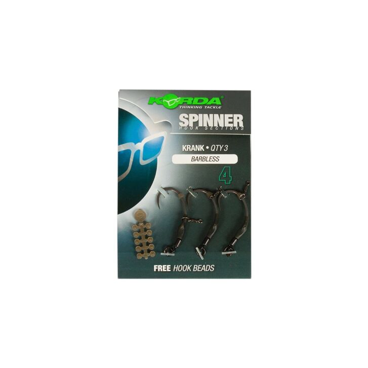 Korda Spinner Hook Sections Kurv 6 Barbless